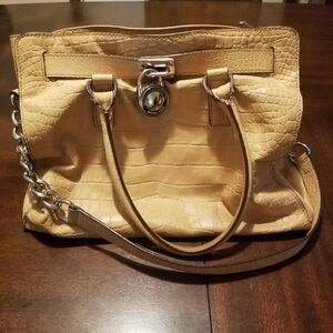 Michael Kors Hamilton Embossed leather Handbag